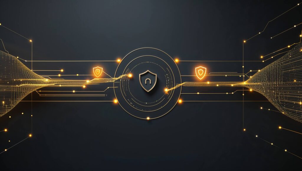 What Is the Dark Web? The Reality Behind the Hidden Internet (2026 Guide) Illustration showing cybersecurity protection filtering potential threats in a digital network