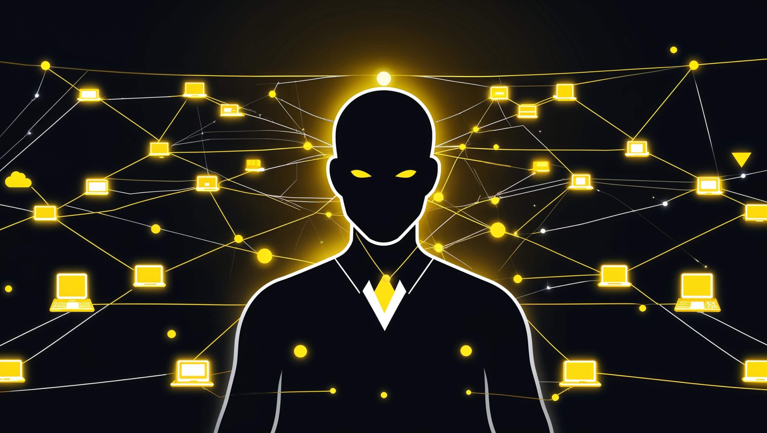 How Your Data Is Tracked Online (Are You Safe?) dark illustration showing how user data is tracked online across websites devices and networks